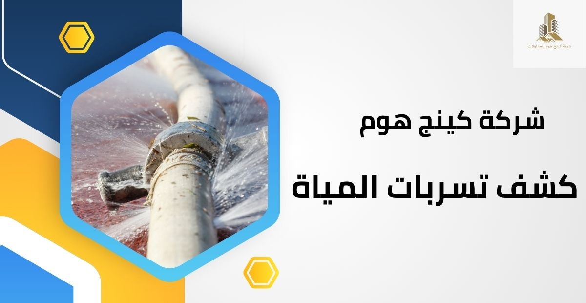 شركة كشف تسربات المياه